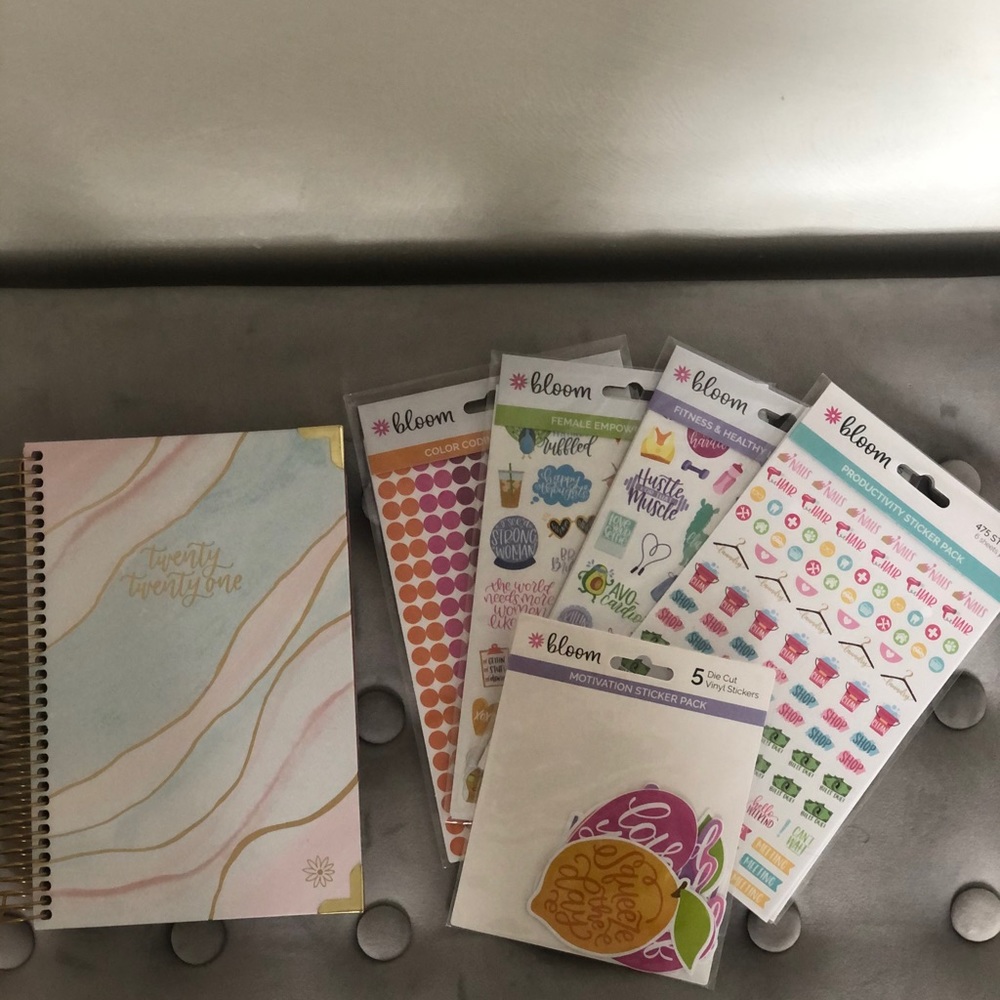 5 Bloom Planner Sticker Packs